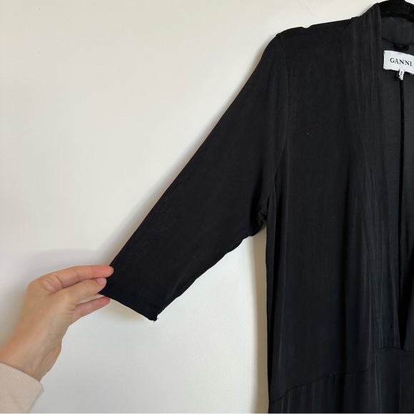 GANNI Black Jumpsuit Size Medium - Picture 3 of 10